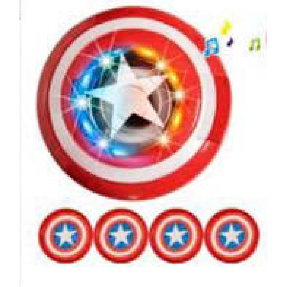 Khiên người nhện phát sáng-Khiên đội trưởng mỹ-Khiên captain america phim Avengers biệt đội siêu anh hùng
