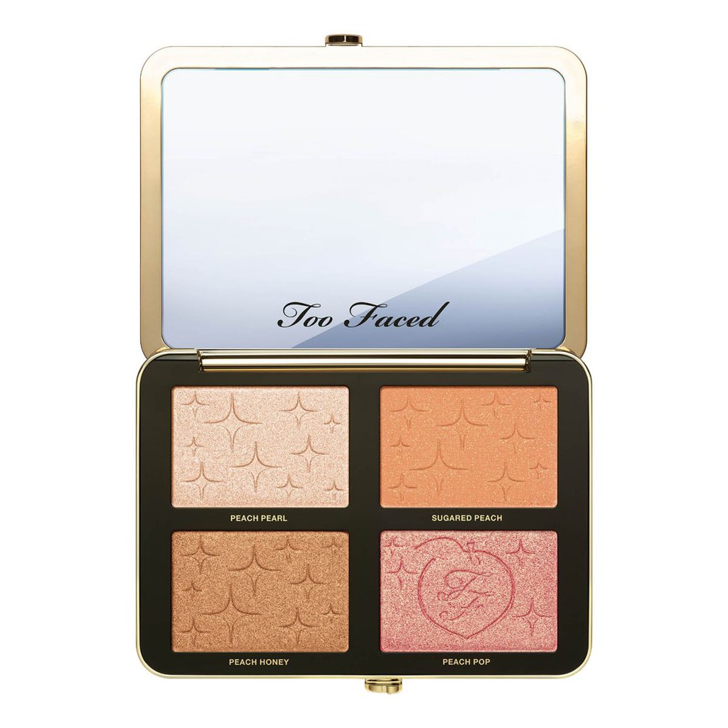 BẢNG PHẤN TẠO KHỐI TOO FACE SUGAR PEACH WET AND DRY FACE &amp; EYE PALETTE CHÍNH HÃNG - 8169