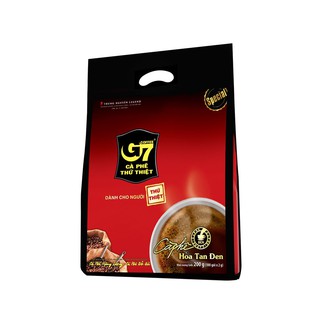 Cà Phê G7 Đen Không Đường túi 100 gói - Cafe Hoà Tan Trung Nguyên