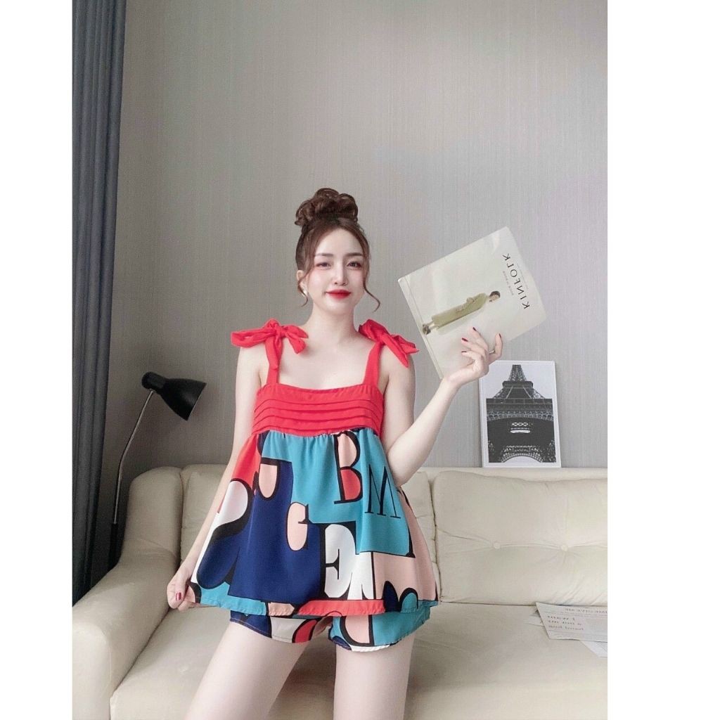 Đồ Ngủ Sexy, Đồ Ngủ Nữ Lụa Cao Cấp Mềm mại xinh xắn <65KG | BigBuy360 - bigbuy360.vn