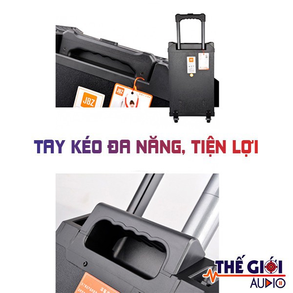 Loa kéo JBZ 1006, Bass 25 - Tặng kèm 2 Micro ko dây - Kèm video, hình ảnh thực tế - Bảo hành 06 tháng