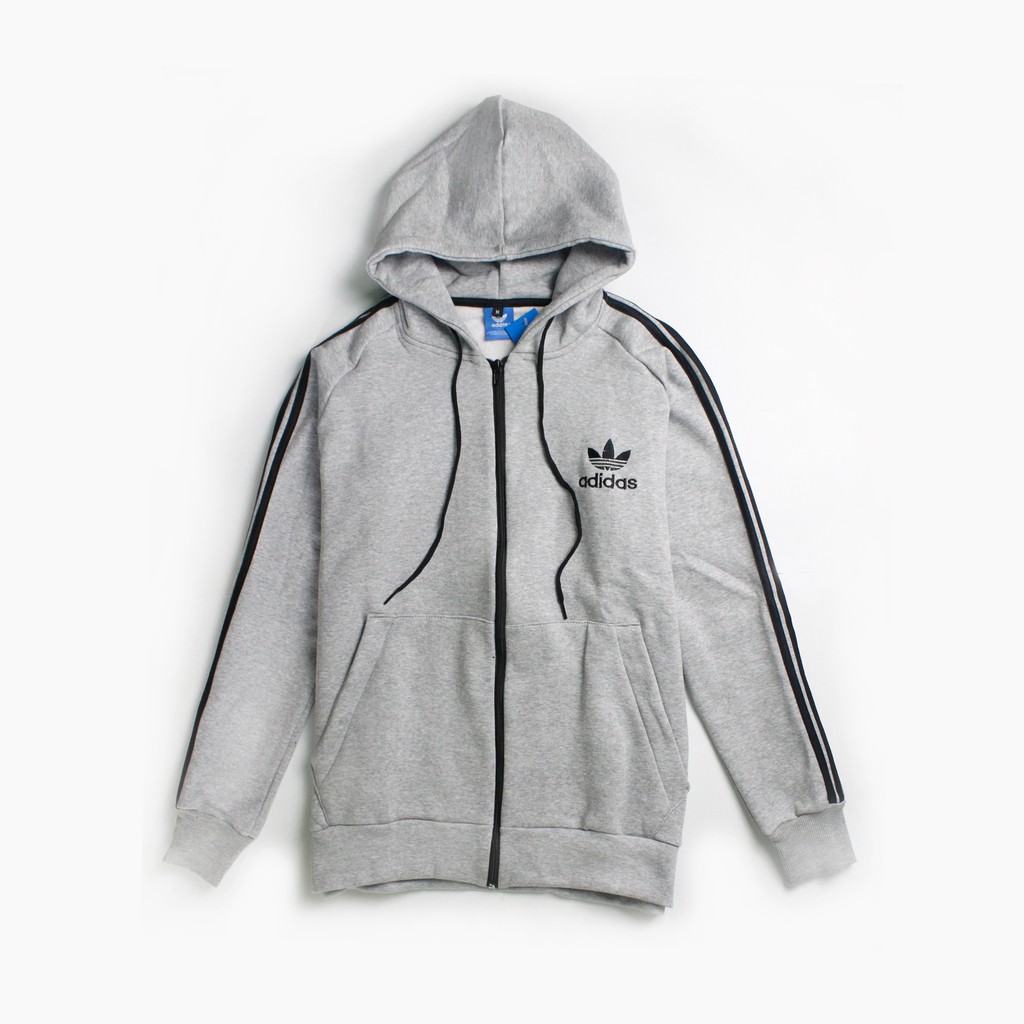 Áo Khoác Hoodie Adidas 3 Sọc Kiểu Cổ Điển Cá Tính