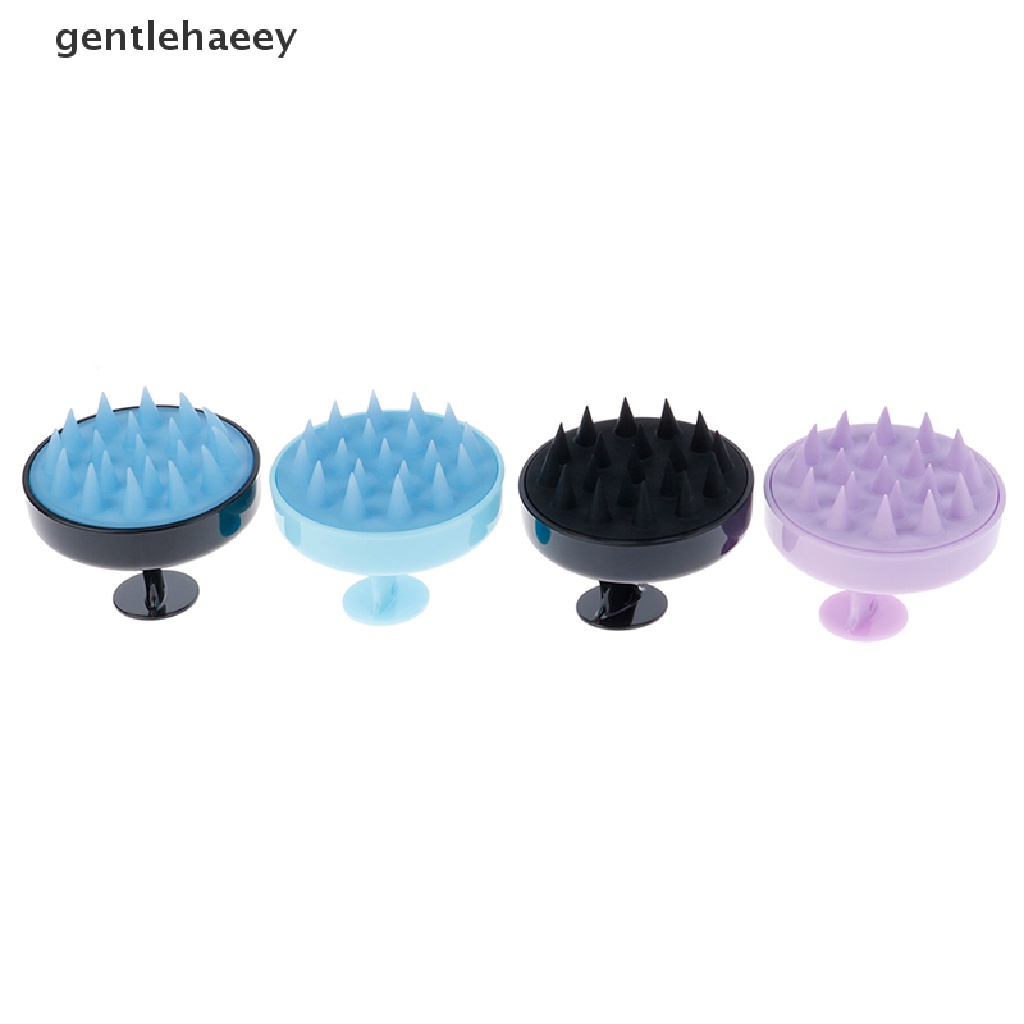 Bàn chải silicone massage da đầu khi tắm tiện dụng