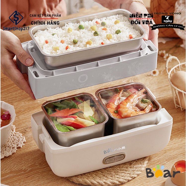 Hộp Cơm Cắm Điện Bear DFH-B17K2, DFH-C15H1 Dung Tích 1.5 Lít - Bảo Hành 12 Tháng