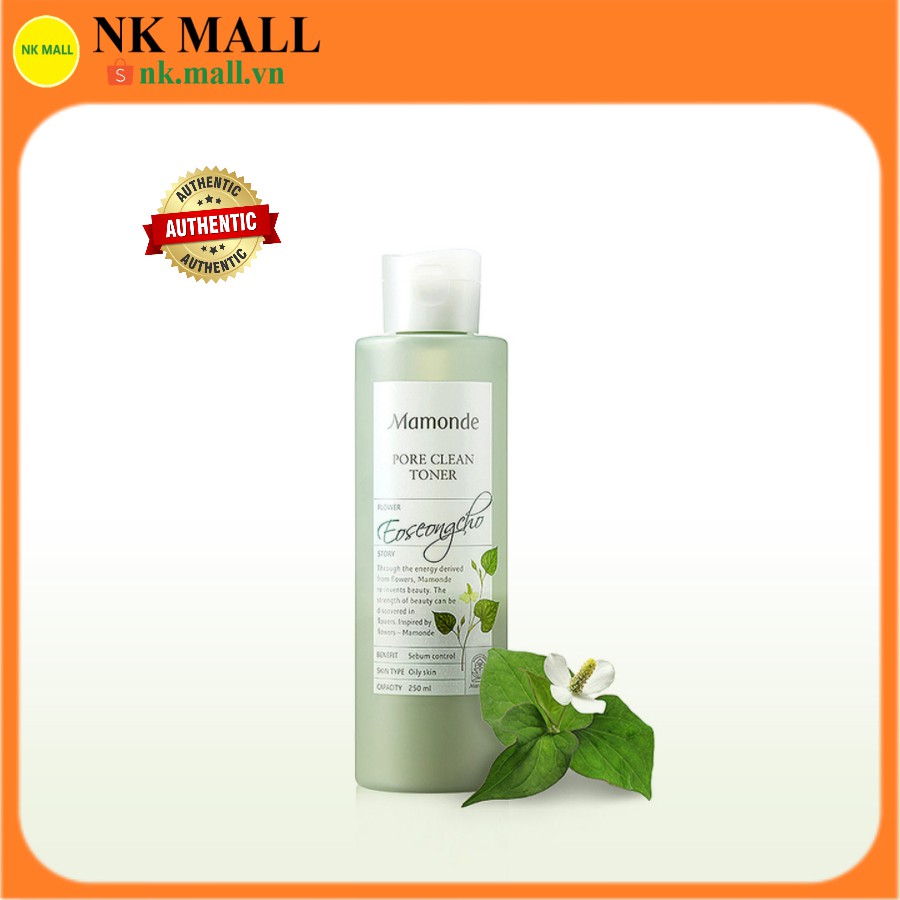 ( Đủ bill) Nước cân bằng làm sạch dầu nhờn và ngăn ngừa mụn Mamonde Pore Clean Toner | BigBuy360 - bigbuy360.vn