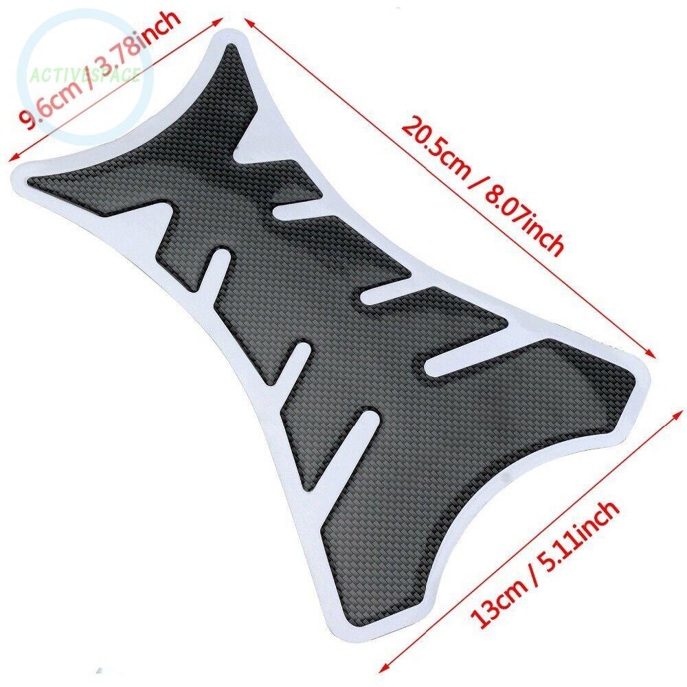 Carbon Tank Protector Pad Fiber Motorbike Motorcycle Universal Durable