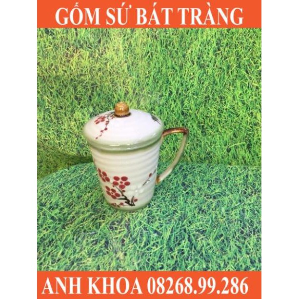 Cốc dáng cao 450ml - Gốm sứ Bát Tràng Anh Khoa