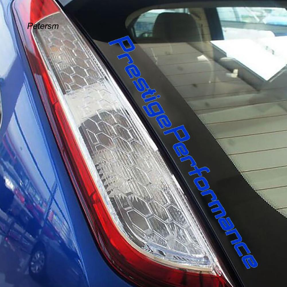 Đề can phản quang dán trang trí xe hơi dòng chữ Prestige Performance