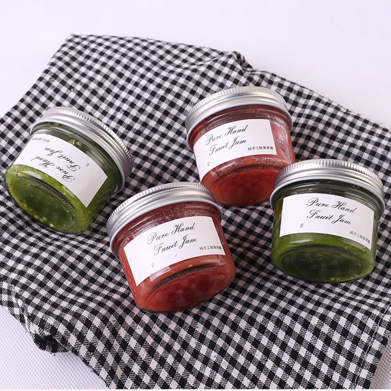 Combo 4 hũ thủy tinh 100ml làm sữa chua, caramen, đựng pate, đồ ăn cho bé