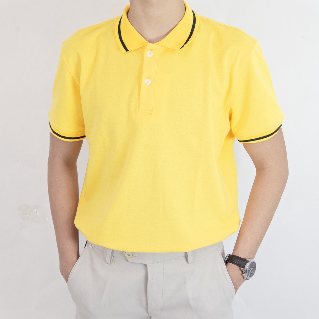 Áo polo nam tay lỡ đẹp áo thun nam trơn cổ bẻ chất cotton chính hãng cao cấp Thời Trang trung niên THE-QUALITY AT02 | BigBuy360 - bigbuy360.vn