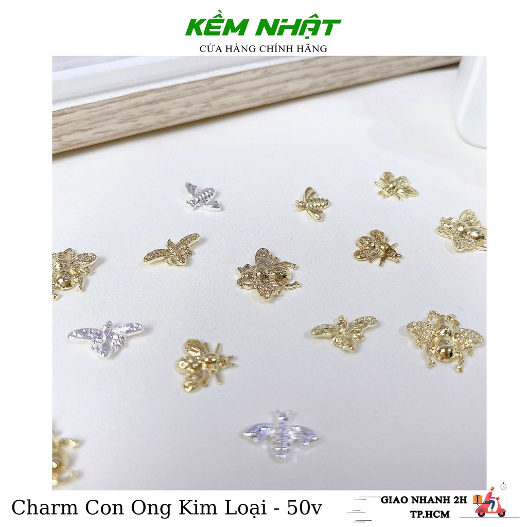 Charm Đính Móng Kim Loại