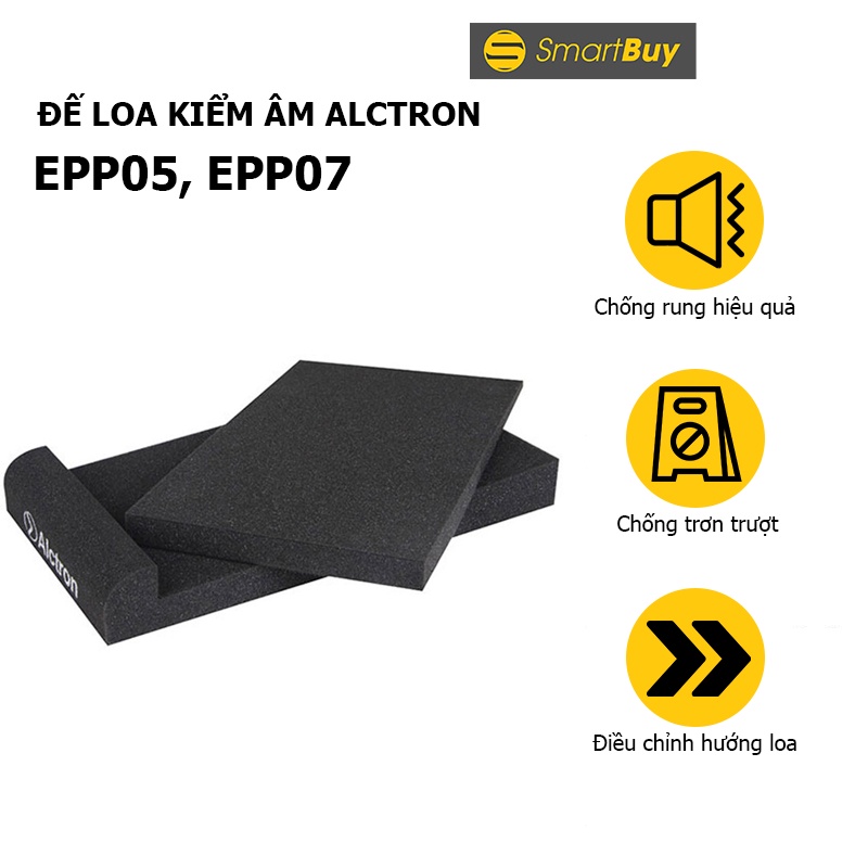 Đế loa kiểm âm Alctron EPP05, EPP07 chống rung cho loa hiệu quả (1 chiếc) - Hàng chính hãng
