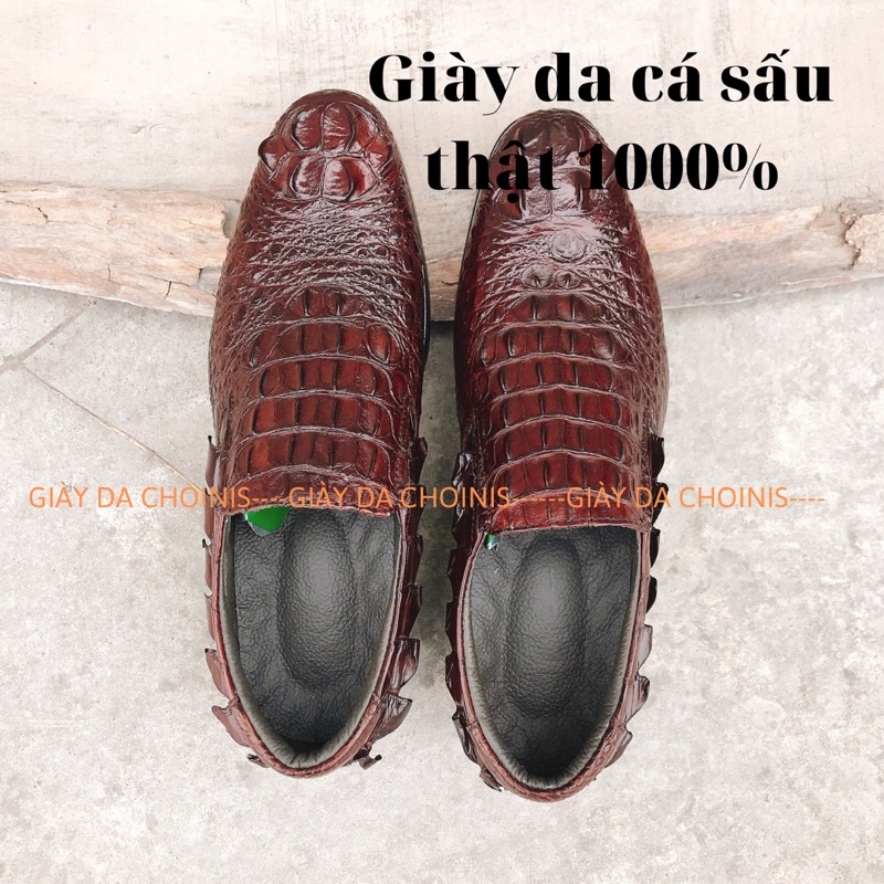 Giày tây da cá sấu xịn 100% tại CHOINIS