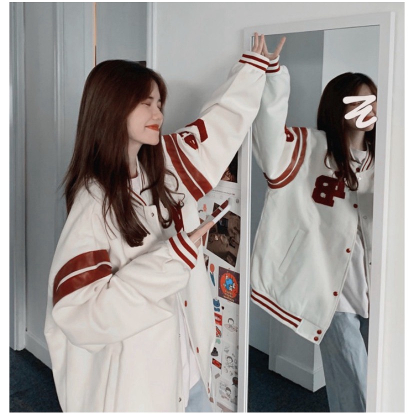 Áo Khoác Bomber Nữ Chất Nỉ Ngoại Dày Mịn Tay Bồng IB Hot Trend TP350 [NewUnisex]