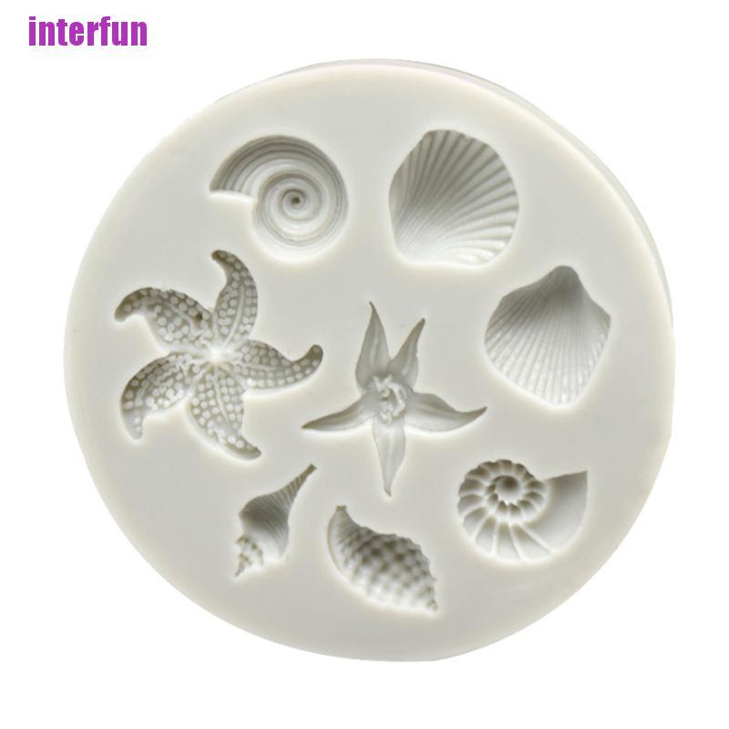 Khuôn Silicone Tạo Hình Bãi Biển Trang Trí Bánh