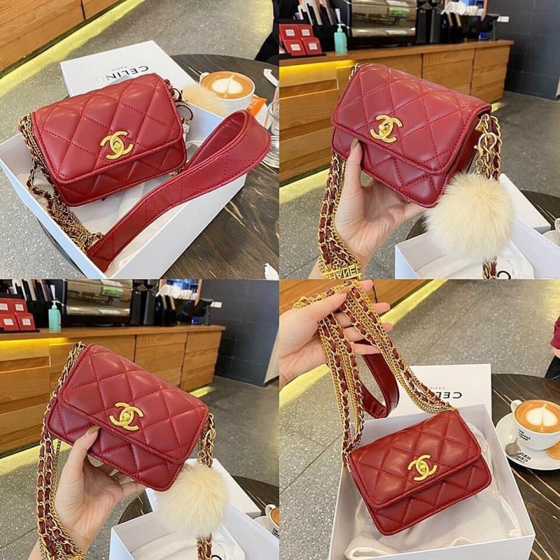Túi gucci thời trang đeo chéo đi chơi, đi tiệc siêu sang chảnh