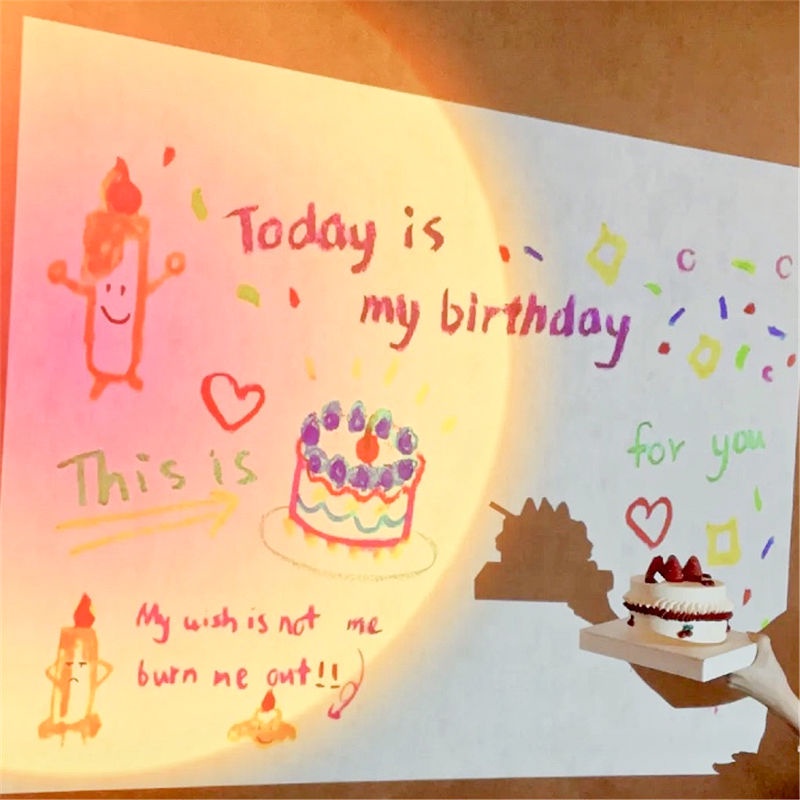 Máy chiếu chúc mừng sinh nhật Máy chiếu tỏ tình sáng tạo