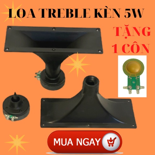 Loa treble kèn 5w hàng chính hãng cty HQ 301 chuyên bẫy chim đêm, lắp loa kéo
