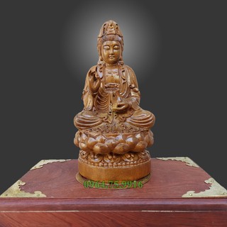 Tượng gỗ Phật Bà Quan Âm💞 Tượng Quan Thế Âm Bồ Tát 🌿