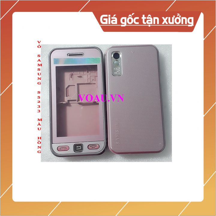 VỎ SAMSUNG S5233 MÀU HỒNG