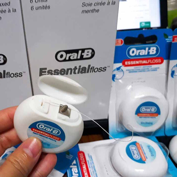 Chỉ nha khoa Oral B Essential Floss 50m [Hàng Mỹ]