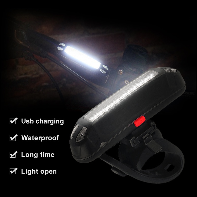 Đèn LED COB 6 Chế Độ Kèm Sạc USB Tiện Dụng Cho Xe Đạp