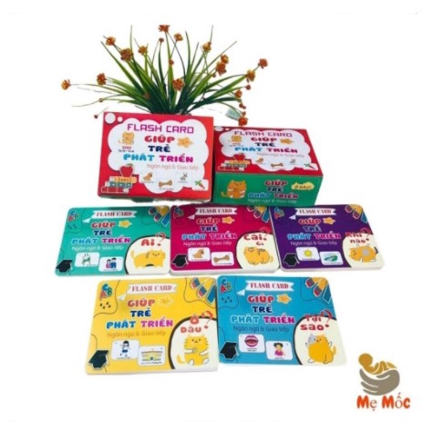 Thẻ Học FlashCard Phát Triển Ngôn Ngữ Và Tư Duy Cho Bé Gồm 300 Câu Hỏi Và Trả Lời