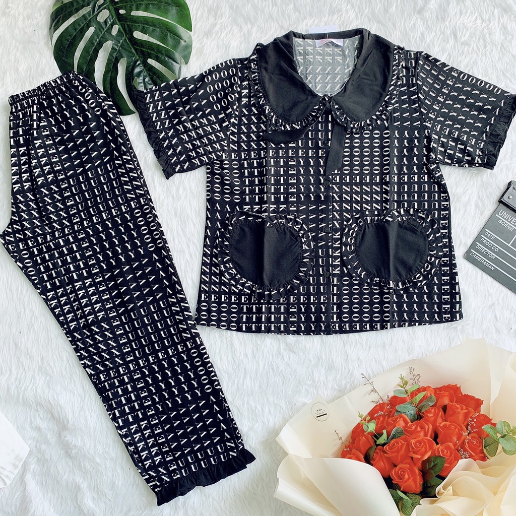 Đồ Ngủ Tiểu Thư Chất Lụa Hàn  Bộ Mặc Nhà Dễ Thương Mẫu Hot Nhất 2021 | BigBuy360 - bigbuy360.vn