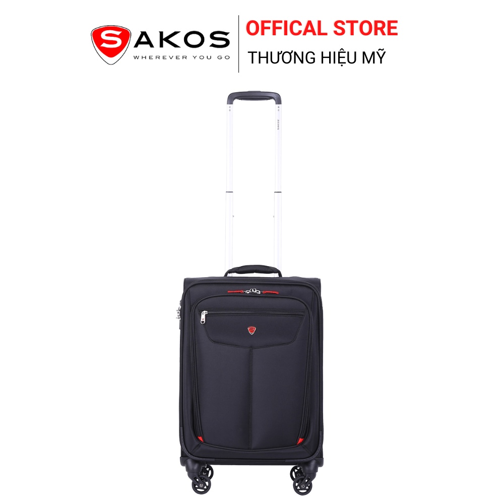 Vali Kéo Vải Du Lịch SAKOS WINNER 5 - Size S (20inch)/ Xách Tay (Cabin) - Khóa TSA - Chống Thấm, Trượt Nước