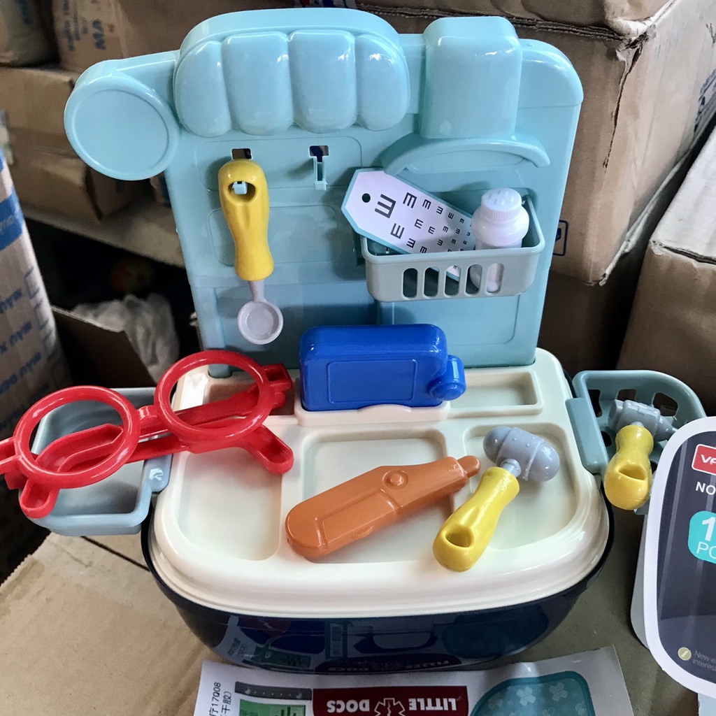 Bộ đồ chơi nấu ăn - Bộ đồ chơi bác sỹ hướng nghiệp cho bé