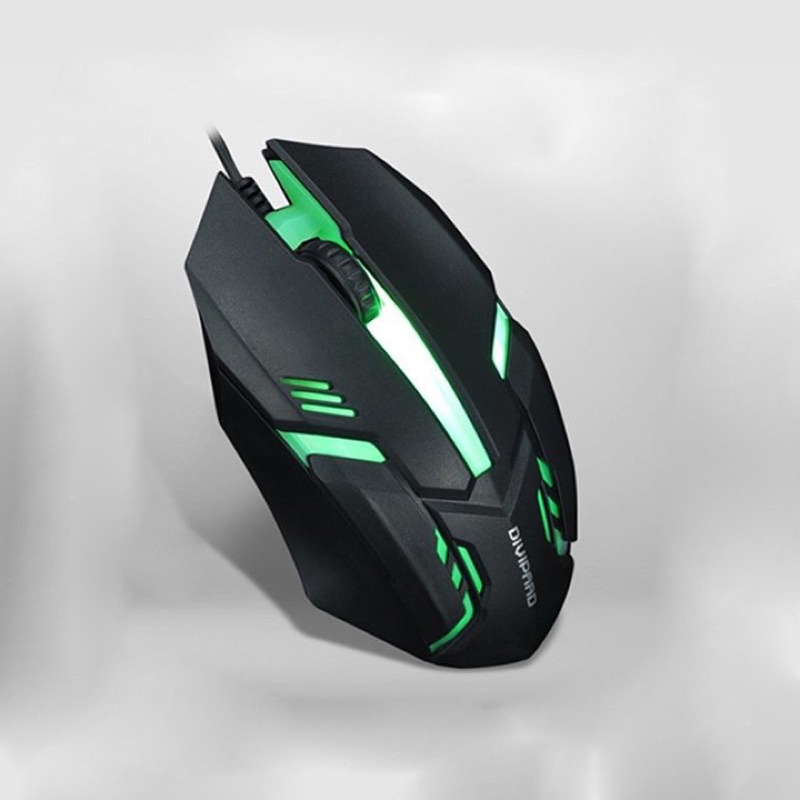 Chuột Máy Tính Có Dây Gaming 1000 Dpi Kèm Đèn Led Nền Dành Cho Pc/ Laptop
