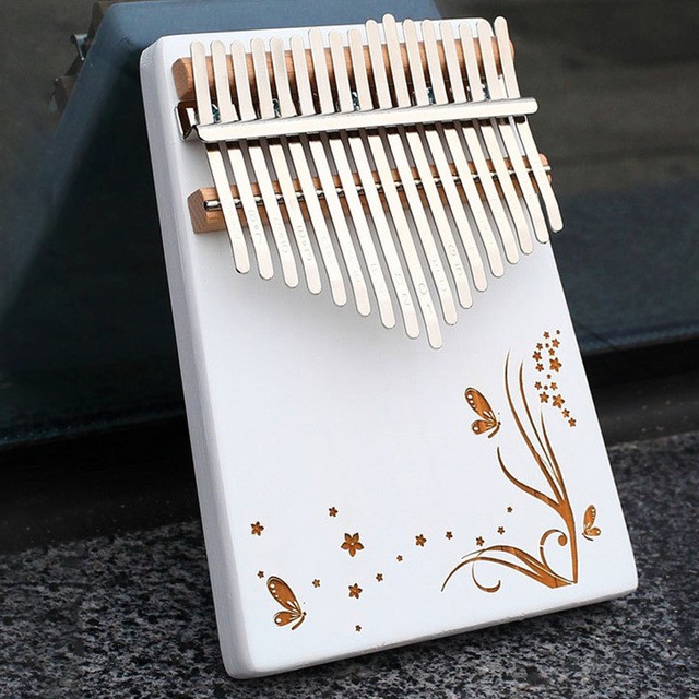 Đàn kalimba 17 phím gỗ nguyên khối Mahagony GECKO000059- haicneal