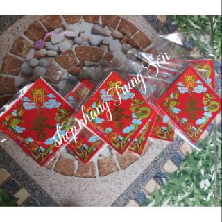 10 tấm Giấy nhỏ 9cm*9cm dán dưa bưởi ngày tết giấy siu đẹp