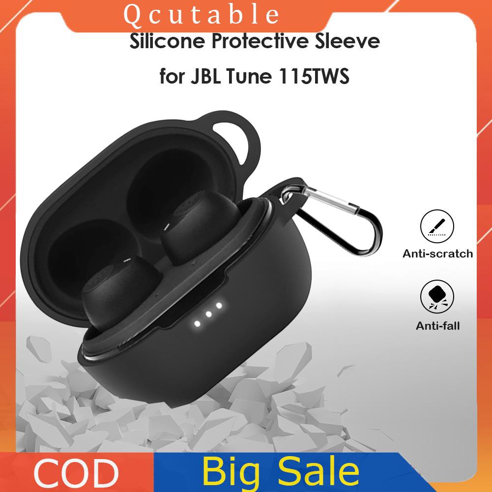 Vỏ silicon bảo vệ hộp đựng tai nghe bluetooth Jbl Tune 115TWS