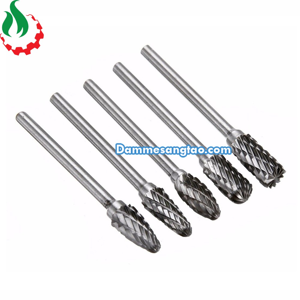 DMST Mũi mài khắc hợp kim trục 3mm