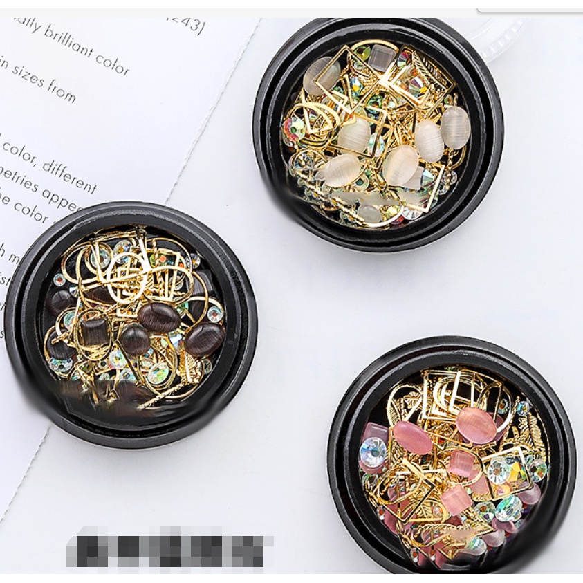 charm mắt mèo trang trí nail