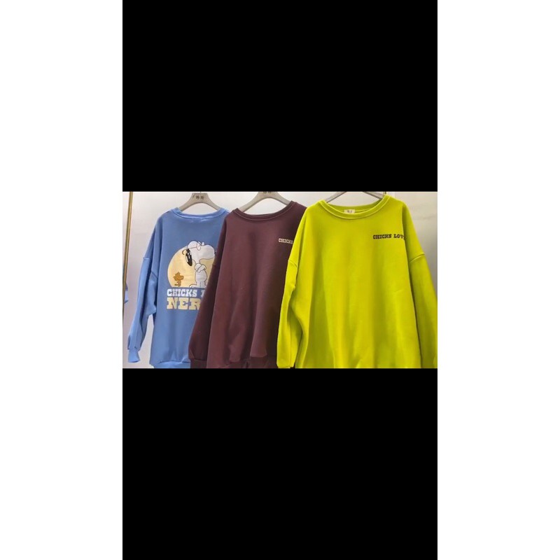 Áo Sweater siêu to siêu dày hàng quảng châu