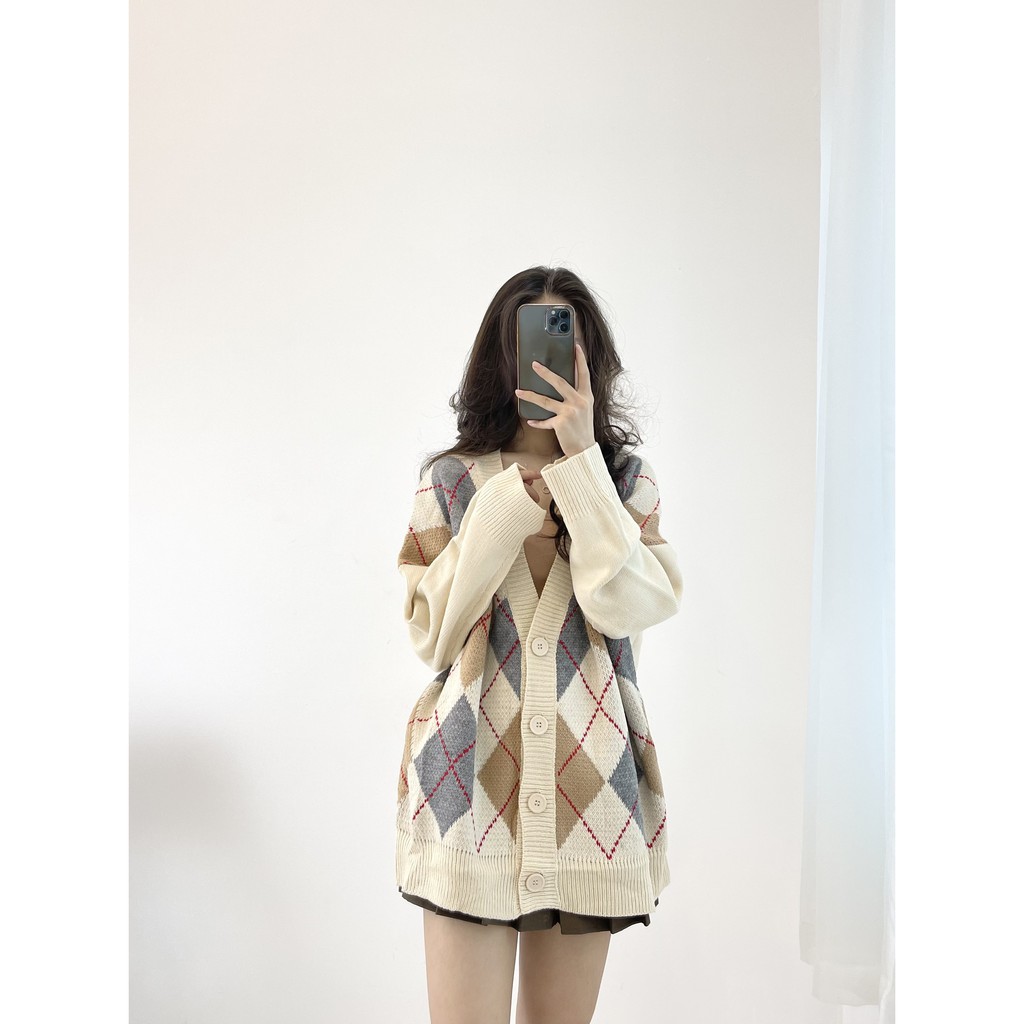 (FREESHIP) Áo khoác len cardigan chất dày hàng quảng châu cao cấp Miho house