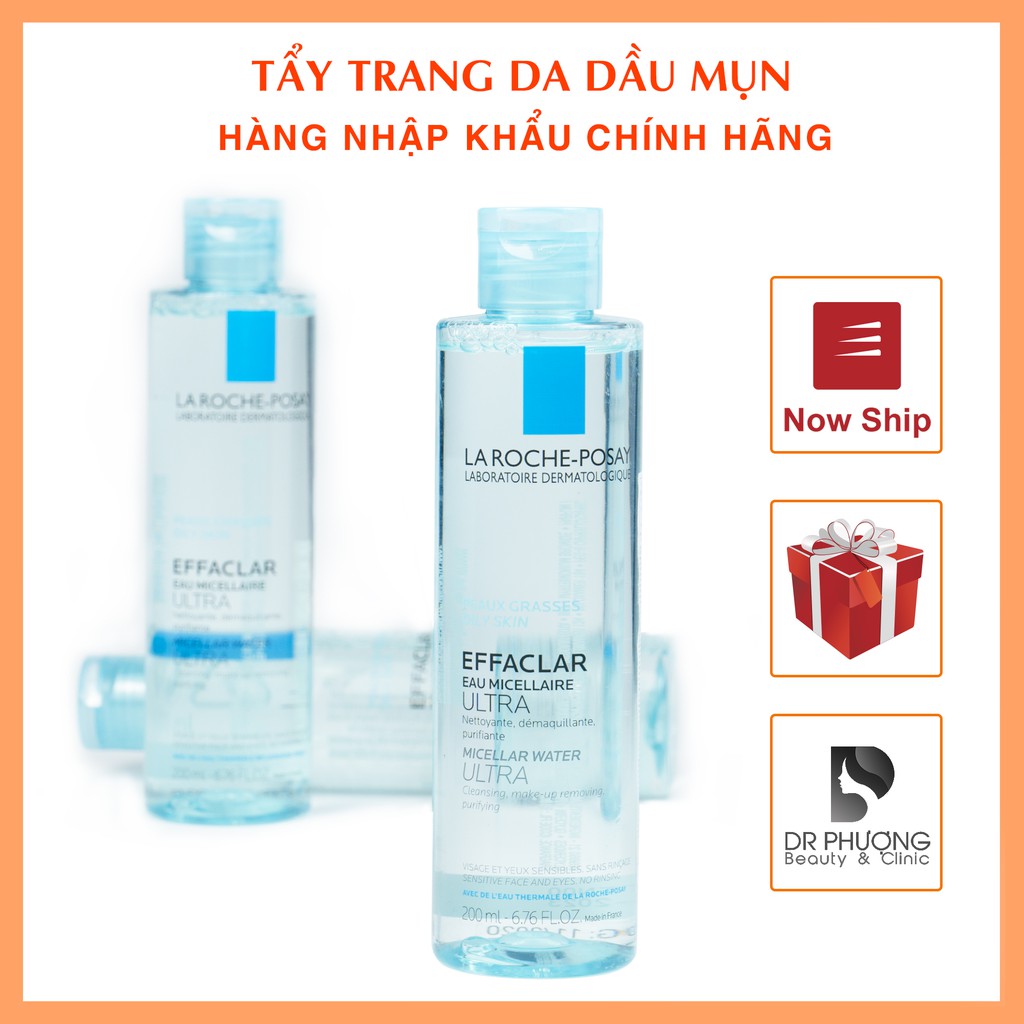 Tẩy trang cho da dầu mụn Laroche Posay Effaclar Micellar Water