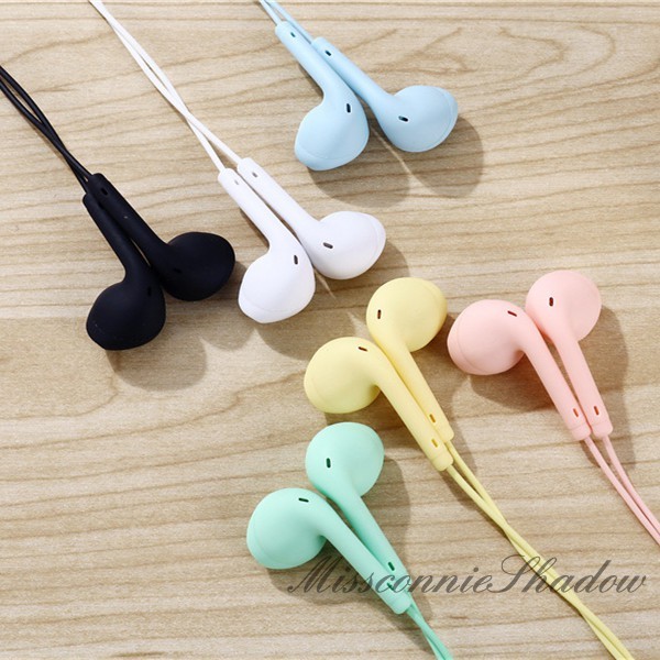 Tai Nghe U19 Macaron 3.5mm Hifi Có Dây 1.2m