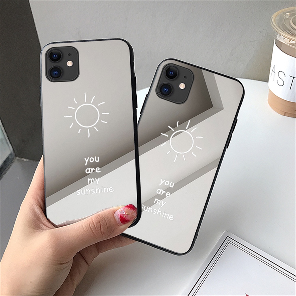 Ốp điện thoại tráng gương bảo vệ ống kính thích hợp cho IPhone 12 11 Pro Max XS Max XR X 8 7 Plus