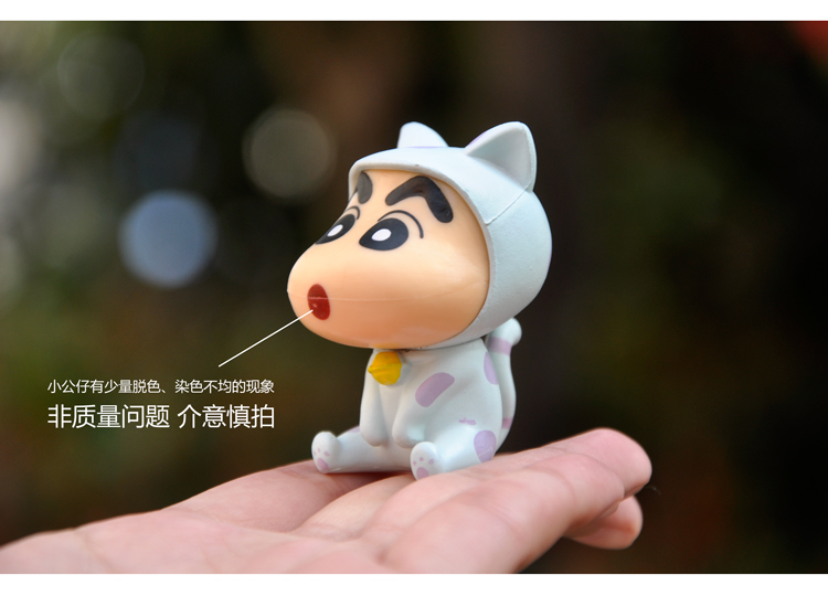 Dễ Thương Set 6 Mô Hình Nhân Vật Hoạt Hình Shin-Chan Trang Trí Bánh Kem