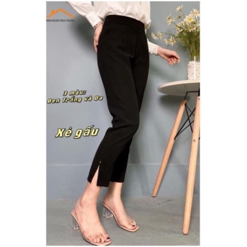 Quần Tây baggy xẻ gấu 85k