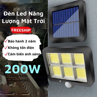 Đèn Cảm Biến Năng Lượng Mặt Trời, Đèn Led Cảm Biến Chống Thấm Nước Ngoài Trời, ASAKI OFFICIAL