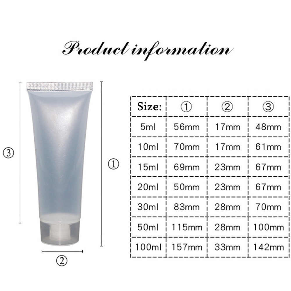 Set 2 Chai Nhựa Rỗng Đựng Mỹ Phẩm Thiết Kế Tiện Lợi