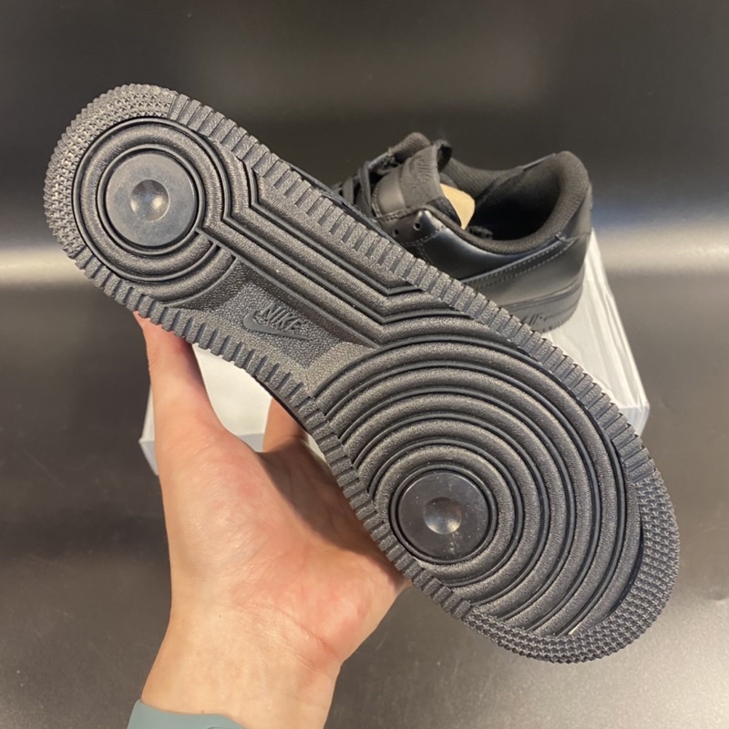 Giày Sneaker AF.1 Full Đen LikeAut.h Tặng kèm cattong bảo vệ, tất - Hàng Trung CC