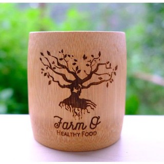 Ly Tre Farm Ơ 150ml - Ly Tre Hấp Carbon Và Khắc Laser Chìm