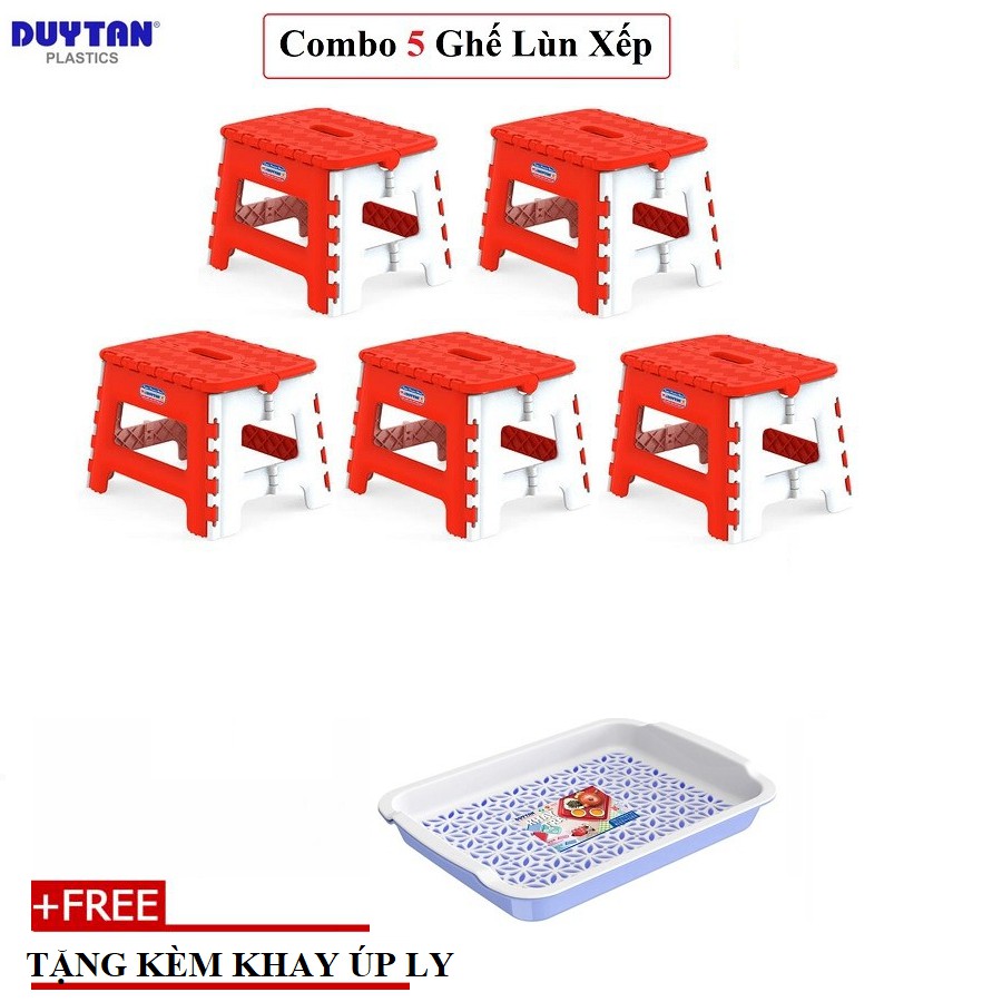 Combo 5 Ghế Mini Xếp Duy Tân 22 x 18.3 x 16.4 cm No.945 - DTC5No.945