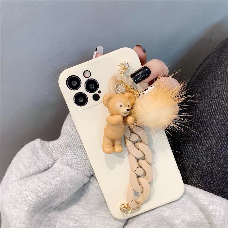Ốp Điện Thoại tpu Hình Gấu Bông Dễ Thương Cho iphone 7 7 plus8 8plus xr x / xs xs max 11 11 pro 11 pro max 13 pro max 14pro max 14 plus