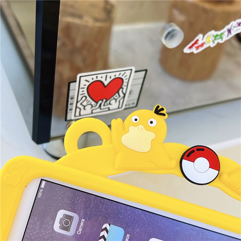 Ốp Máy Tính Bảng Silicon Kèm Dây Đeo Và Giá Đỡ Cho ipad Ari 2 / ipad 6 / Pro 9.7"